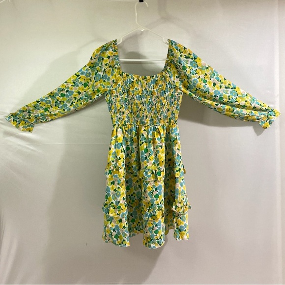 Women's Small White & Yellow Floral Dress - Picture 2 of 12